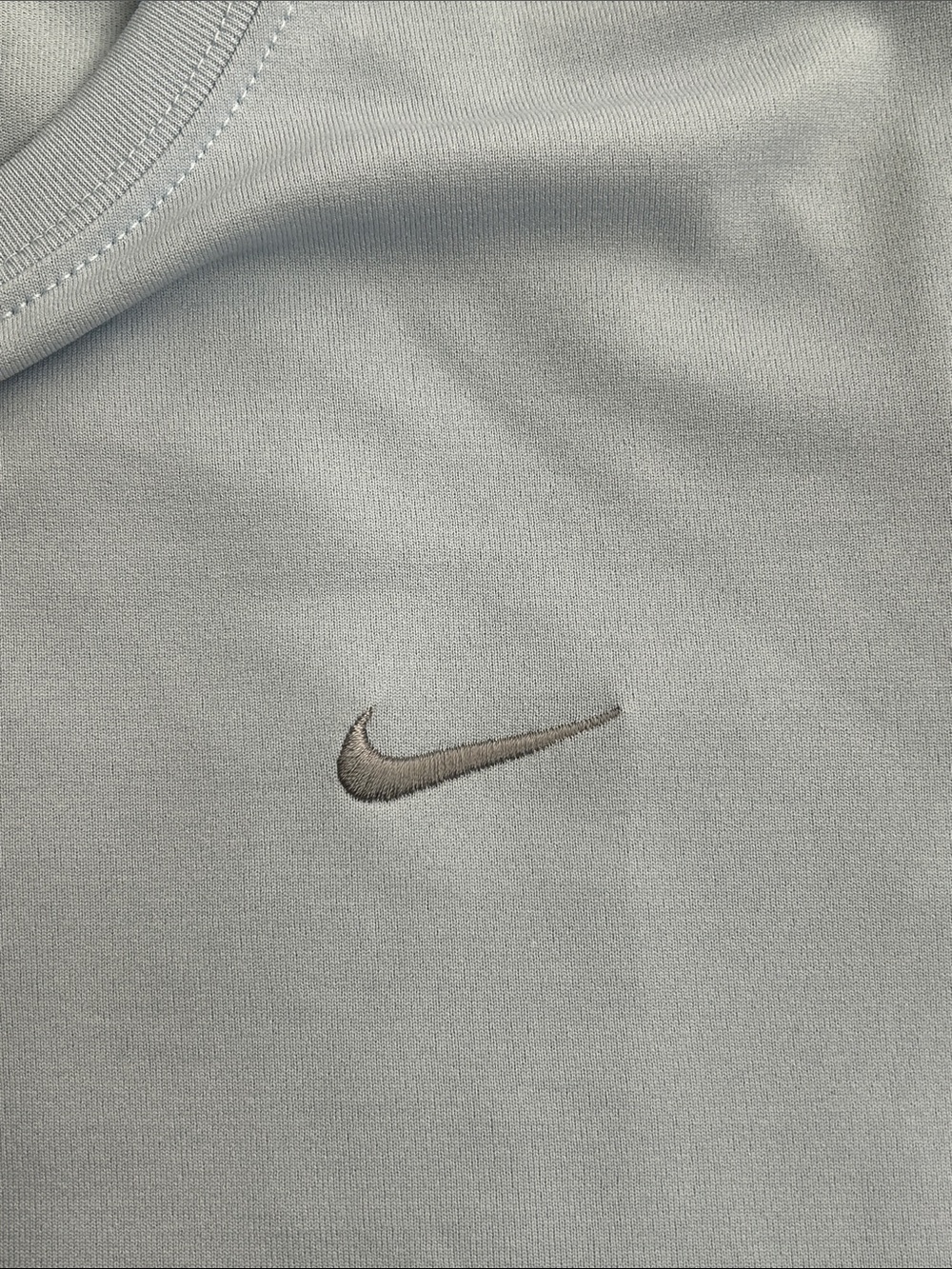 Vintage Nike DRI-FIT Women’s Crew Neck Short Sleeve Tee | Heather Blue | Size M - Picture 4 of 15